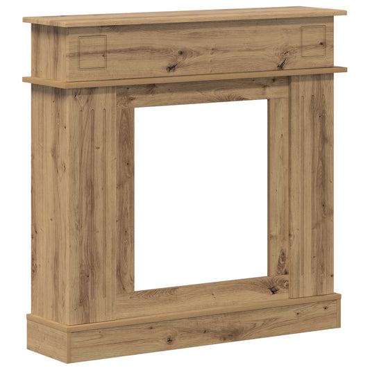 Fireplace Surround Artisan Oak 102 x 26 x 100 cm Fireplace Surround Artisan Oak 102 x 26 x 100 cm