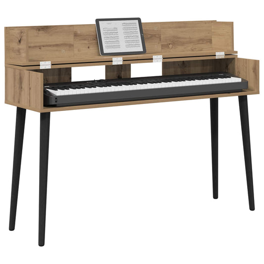 Studio Desk Artisan Oak 130 x 40 x 19.5 cm Engineered Wood Studio Desk Artisan Oak 130 x 40 x 19.5 cm Engineered Wood