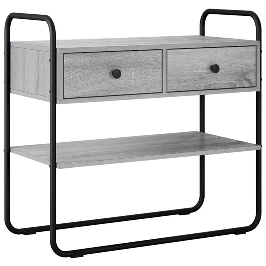 Console Table Grey Sonoma 100 x 40 x 75 cm Engineered Wood Console Table Grey Sonoma 100 x 40 x 75 cm Engineered Wood