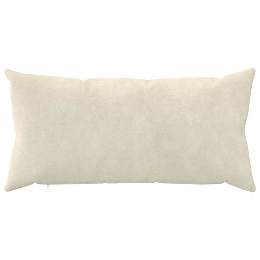 Cushion Cover 12 pcs HEERLEN Cream 40 x 80 cm Microfiber Fleece Cushion Cover 12 pcs HEERLEN Cream 40 x 80 cm Microfiber Fleece