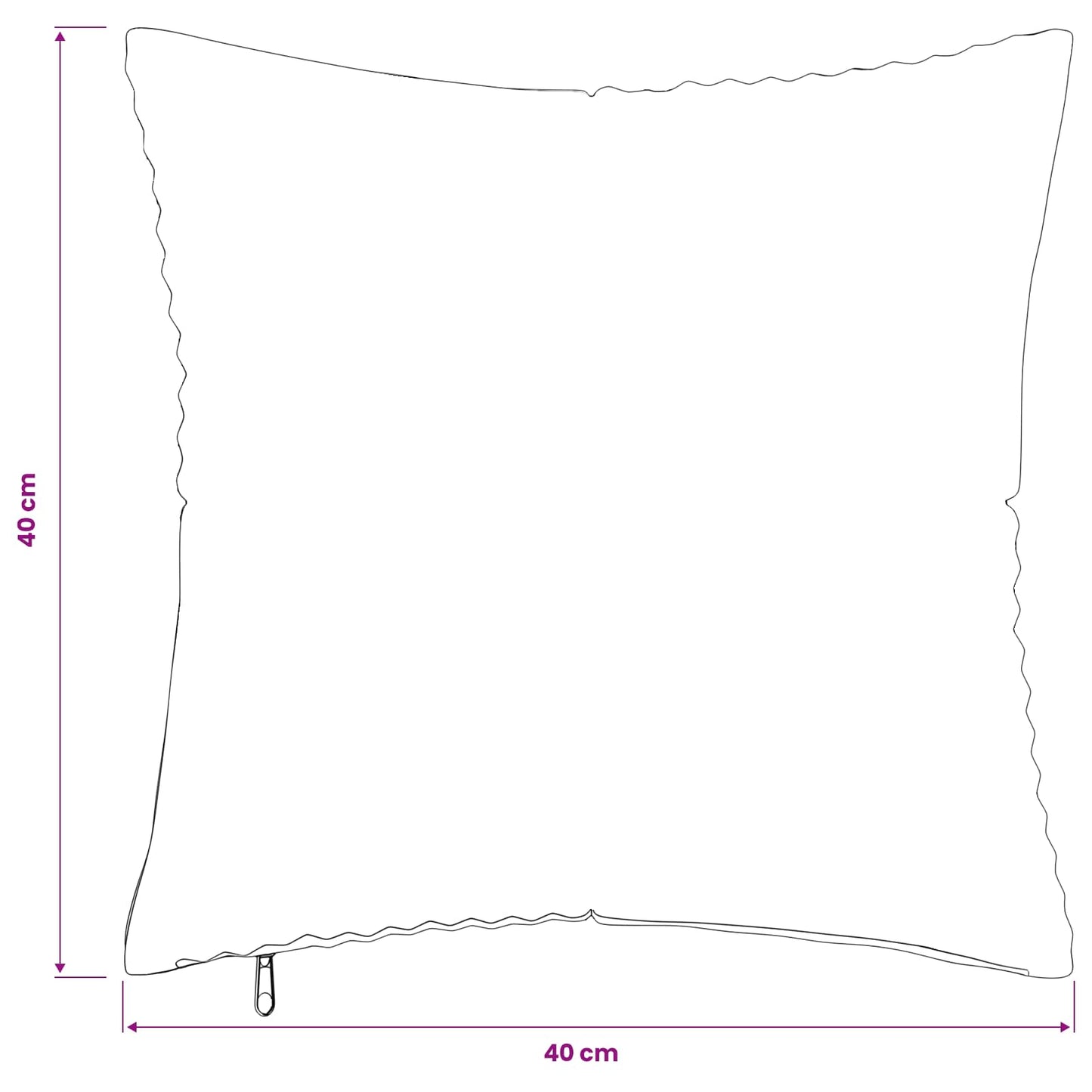 Cushion Cover 12 pcs ALMELO Anthracite 40 x 40 cm Corduroy