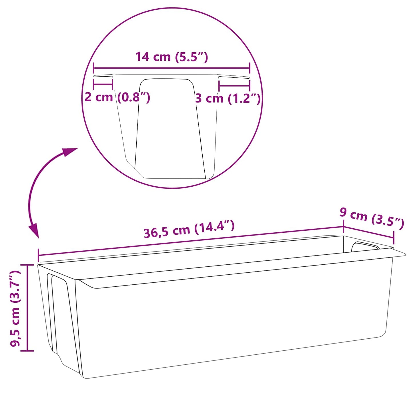 Flower Boxes for Euro Pallets 12 pcs Light grey