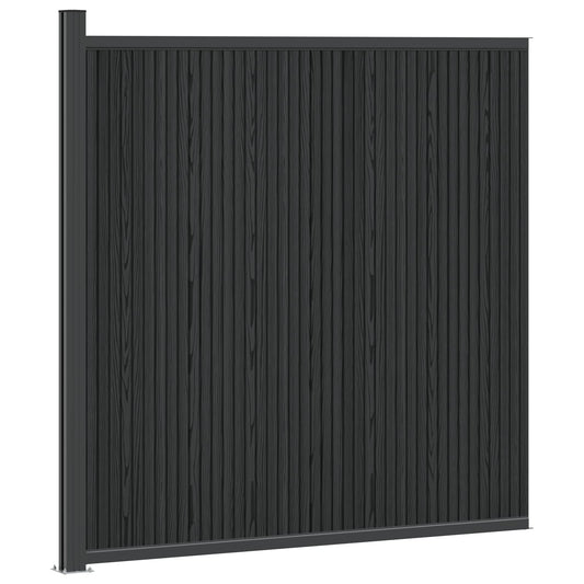 Fence Panel WPC and Aluminium Black Fence Panel WPC and Aluminium Black