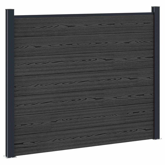 Fence Panel WPC and Aluminium Black Fence Panel WPC and Aluminium Black