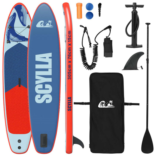 Inflatable Stand Up Paddle Board SCYLLA 305 x 76 x 15 cm Blue Inflatable Stand Up Paddle Board SCYLLA 305 x 76 x 15 cm Blue