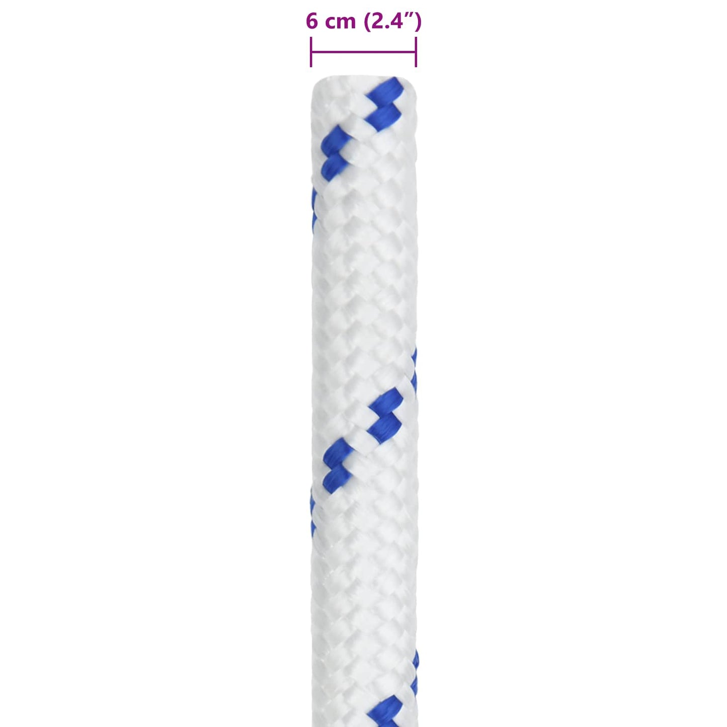Boat Rope 10 m 6 White and Blue PP