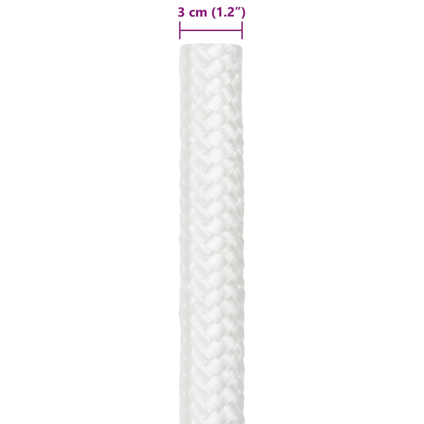 Boat Rope 50 m 3 White PP