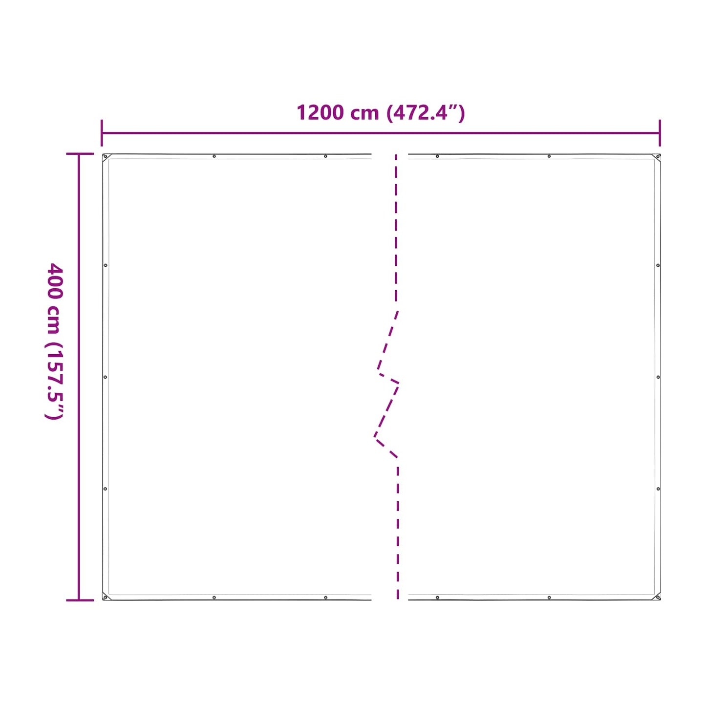 Plant Cover Transparent 4 x 12 m PE