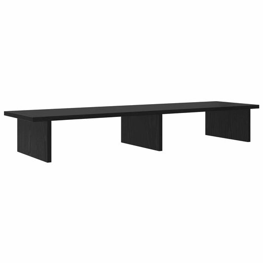 Monitor Stand Black Oak 100 x 27 x 15 cm Engineered Wood Monitor Stand Black Oak 100 x 27 x 15 cm Engineered Wood