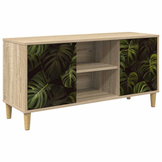 TV Cabinet ELBURG 102 x 33 x 50 cm Sonoma Engineered Wood TV Cabinet ELBURG 102 x 33 x 50 cm Sonoma Engineered Wood