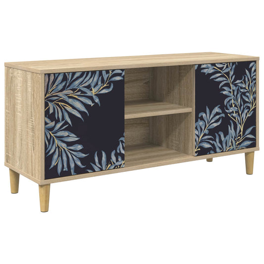 TV Cabinet DOKKUM 102 x 33 x 50 cm Sonoma Engineered Wood TV Cabinet DOKKUM 102 x 33 x 50 cm Sonoma Engineered Wood
