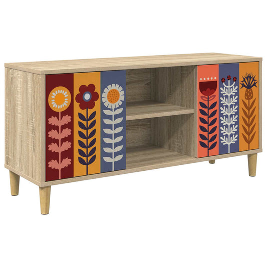 TV Cabinet ESSEN 102 x 33 x 50 cm Sonoma Engineered Wood TV Cabinet ESSEN 102 x 33 x 50 cm Sonoma Engineered Wood