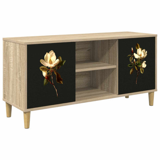 TV Cabinet BREMEN 102 x 33 x 50 cm Sonoma Engineered Wood TV Cabinet BREMEN 102 x 33 x 50 cm Sonoma Engineered Wood