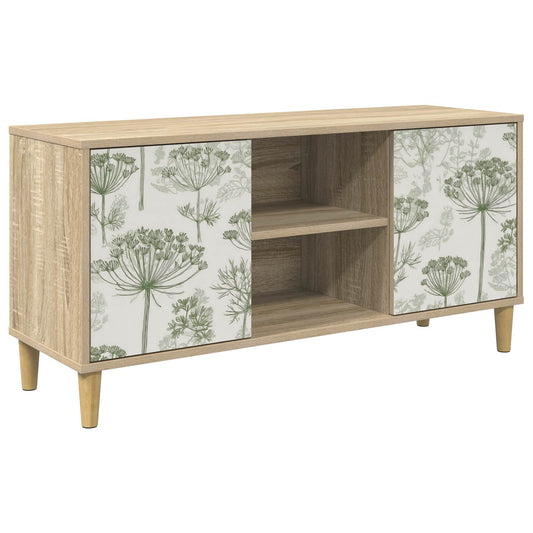 TV Cabinet GOTHA 102 x 33 x 50 cm Sonoma Engineered Wood TV Cabinet GOTHA 102 x 33 x 50 cm Sonoma Engineered Wood