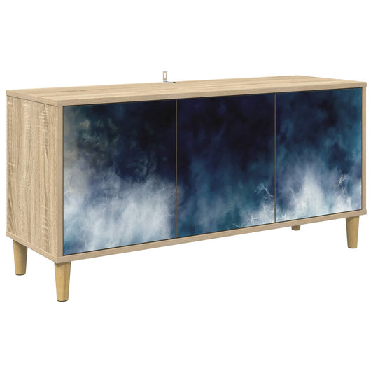 TV Cabinet RAALTE 102 x 33 x 50 cm Sonoma Engineered Wood TV Cabinet RAALTE 102 x 33 x 50 cm Sonoma Engineered Wood