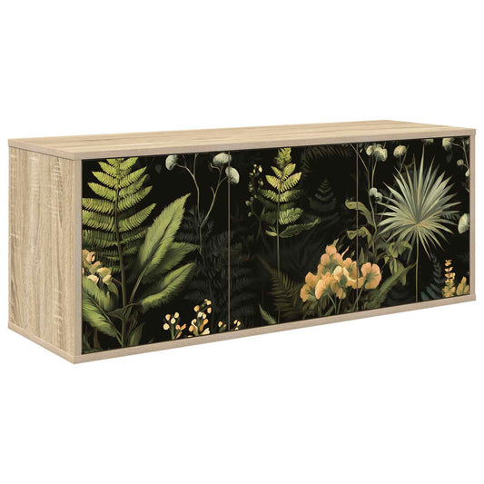 Wall-mounted TV Cabinet RHENEN 102 x 33 x 40 cm Sonoma Oak Wall-mounted TV Cabinet RHENEN 102 x 33 x 40 cm Sonoma Oak