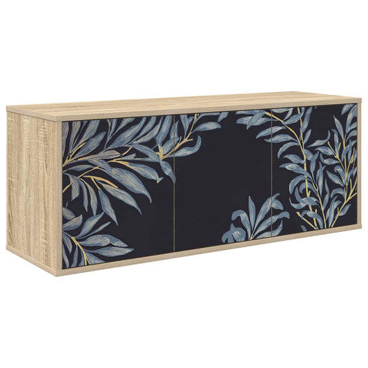 Wall-mounted TV Cabinet DOKKUM 102 x 33 x 40 cm Sonoma Oak Wall-mounted TV Cabinet DOKKUM 102 x 33 x 40 cm Sonoma Oak