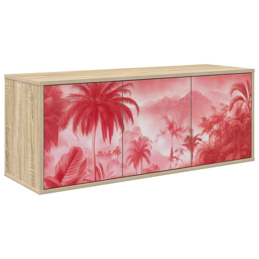 Wall-mounted TV Cabinet AACHEN 102 x 33 x 40 cm Sonoma Oak Wall-mounted TV Cabinet AACHEN 102 x 33 x 40 cm Sonoma Oak