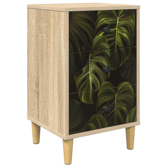 Bedside Cabinet ELBURG Sonoma Oak 36 x 33 x 60 cm Bedside Cabinet ELBURG Sonoma Oak 36 x 33 x 60 cm
