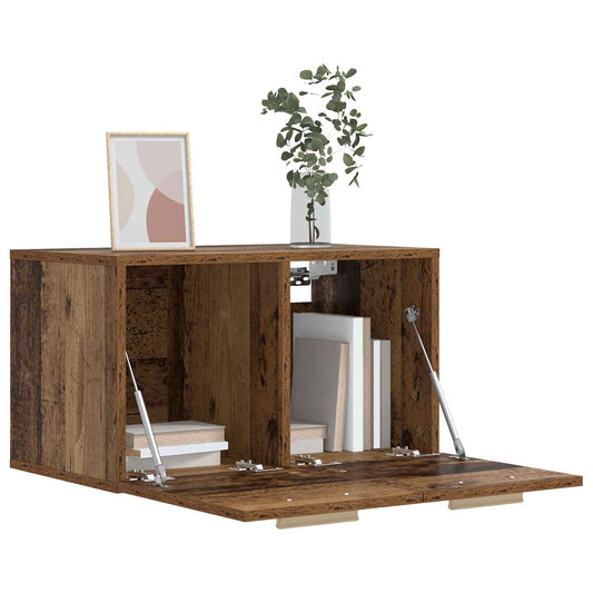 Wall Cabinet Old wood 60 x 36.5 x 35 cm Engineered Wood Wall Cabinet Old wood 60 x 36.5 x 35 cm Engineered Wood