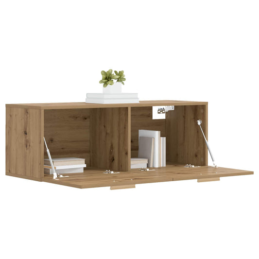 Wall Cabinet 100 x 36.5 x 35 cm Engineered Wood Artisan oak Wall Cabinet 100 x 36.5 x 35 cm Engineered Wood Artisan oak