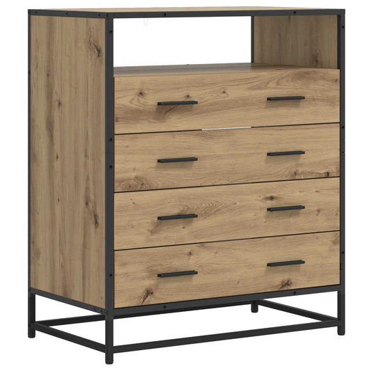 Drawer Cabinet 4-Drawer Artisan oak 70 x 41 x 83.5 cm Drawer Cabinet 4-Drawer Artisan oak 70 x 41 x 83.5 cm