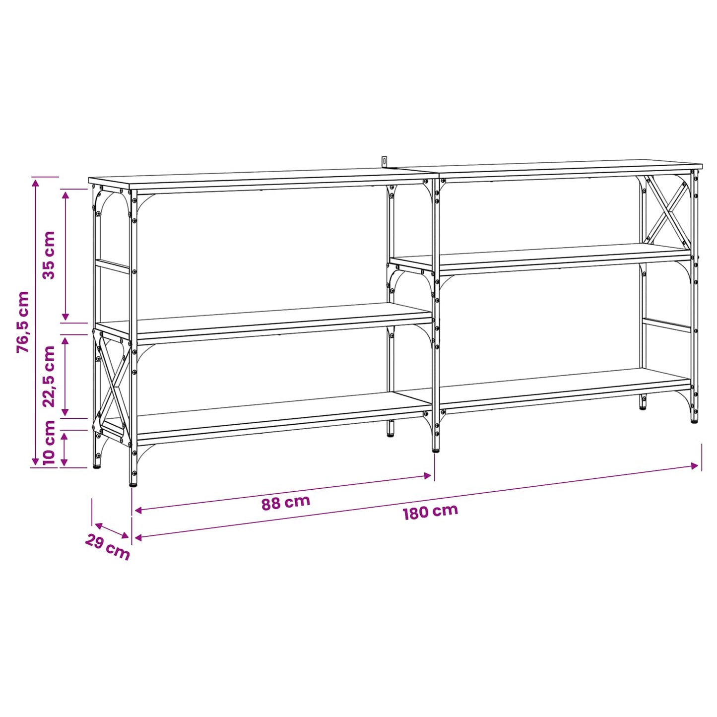 Console Table metal PB