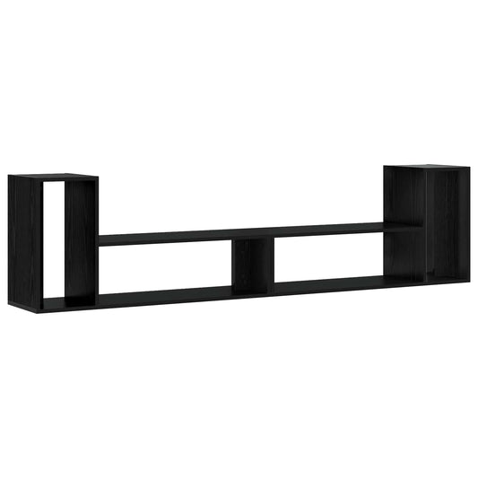 TV Cabinet 100 x 30 x 50 cm Black Oak Engineered Wood TV Cabinet 100 x 30 x 50 cm Black Oak Engineered Wood