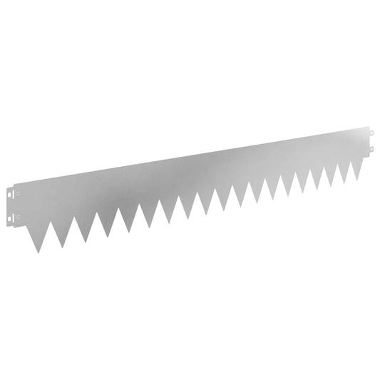 Lawn Edging 30 pcs 103 x 15 cm metal Silver Lawn Edging 30 pcs 103 x 15 cm metal Silver