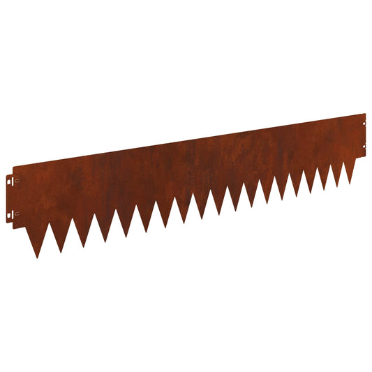 Lawn Edging 30 pcs 103 x 20 cm metal Rusty Lawn Edging 30 pcs 103 x 20 cm metal Rusty