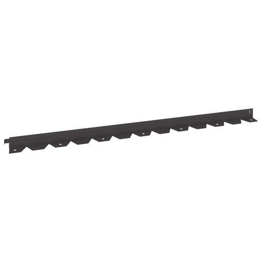 Lawn Edging 10 pcs 102 x 4 x 4 cm Steel Black Lawn Edging 10 pcs 102 x 4 x 4 cm Steel Black