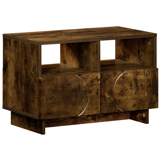 TV Stand 60 x 34.5 x 40 cm Smoked Oak Engineered Wood TV Stand 60 x 34.5 x 40 cm Smoked Oak Engineered Wood