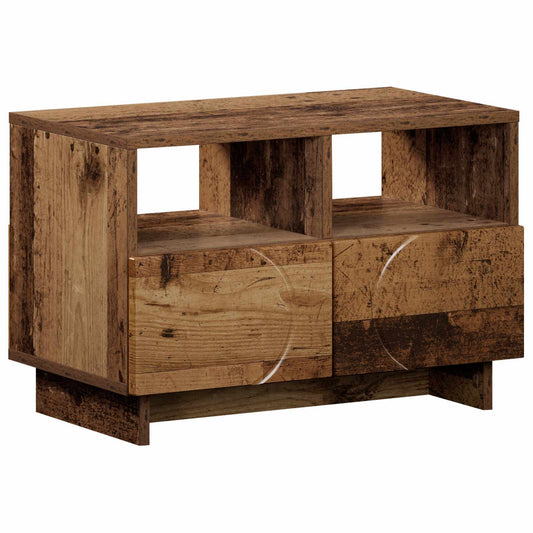 TV Stand 60 x 34.5 x 40 cm Old Wood Engineered Wood TV Stand 60 x 34.5 x 40 cm Old Wood Engineered Wood