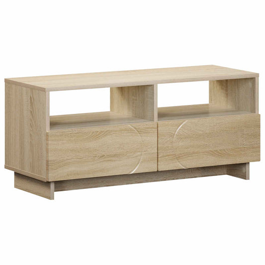 TV Stand 90 x 34.5 x 40 cm Sonoma Oak Engineered Wood TV Stand 90 x 34.5 x 40 cm Sonoma Oak Engineered Wood