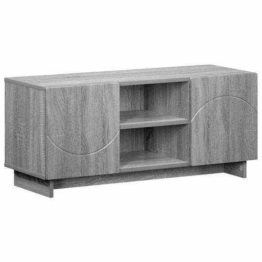 TV Stand 90 x 34.5 x 40 cm Grey Sonoma Engineered Wood TV Stand 90 x 34.5 x 40 cm Grey Sonoma Engineered Wood