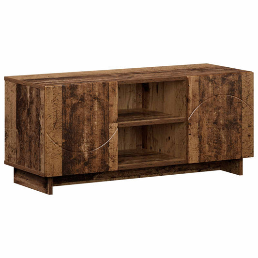 TV Stand 90 x 34.5 x 40 cm Old Wood Engineered Wood TV Stand 90 x 34.5 x 40 cm Old Wood Engineered Wood