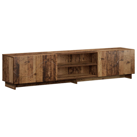 TV Stand 180 x 34.5 x 40 cm Old Wood Engineered Wood TV Stand 180 x 34.5 x 40 cm Old Wood Engineered Wood