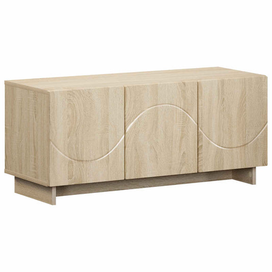 TV Stand 90 x 34.5 x 40 cm Sonoma Oak Engineered Wood TV Stand 90 x 34.5 x 40 cm Sonoma Oak Engineered Wood