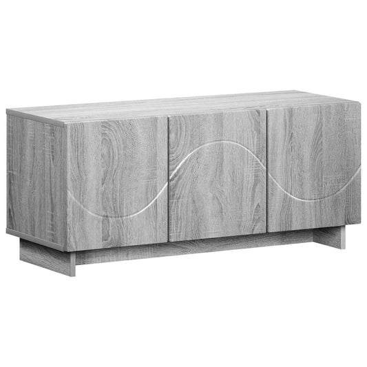TV Stand 90 x 34.5 x 40 cm Grey Sonoma Engineered Wood TV Stand 90 x 34.5 x 40 cm Grey Sonoma Engineered Wood