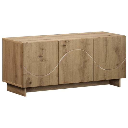 TV Stand 90 x 34.5 x 40 cm Artisan Oak Engineered Wood TV Stand 90 x 34.5 x 40 cm Artisan Oak Engineered Wood