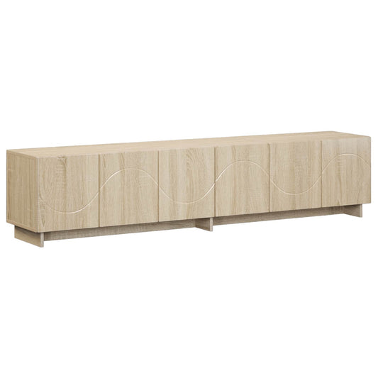 TV Stand 180 x 34.5 x 40 cm Sonoma Oak Engineered Wood TV Stand 180 x 34.5 x 40 cm Sonoma Oak Engineered Wood