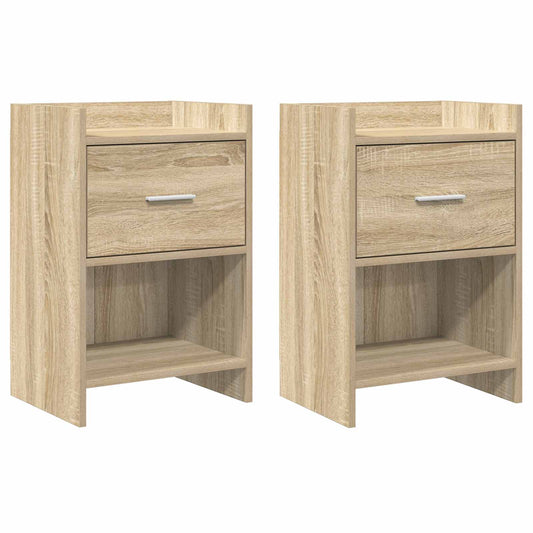 Bedside Tables 2 pcs Sonoma Oak 40 x 30 x 60 cm Engineered Wood Bedside Tables 2 pcs Sonoma Oak 40 x 30 x 60 cm Engineered Wood
