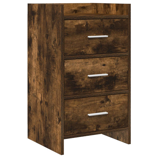 Bedside Tables Smoked Oak 40 x 36 x 70 cm Engineered Wood Bedside Tables Smoked Oak 40 x 36 x 70 cm Engineered Wood