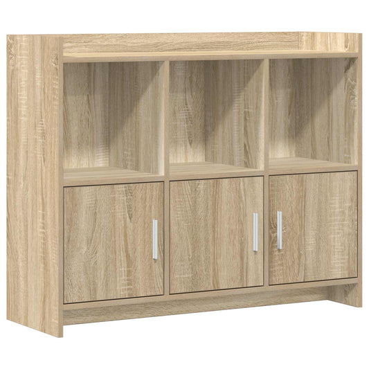 Sideboard Sonoma Oak 98.5 x 33 x 80 cm Engineered Wood Sideboard Sonoma Oak 98.5 x 33 x 80 cm Engineered Wood