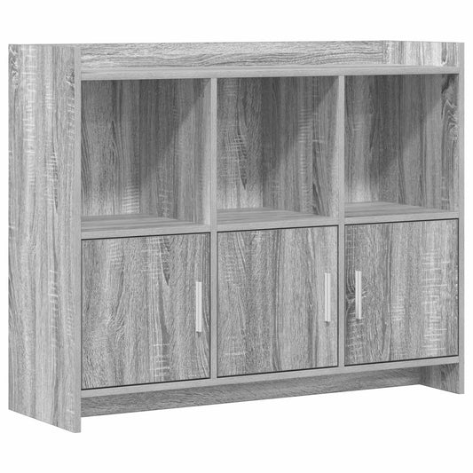 Sideboard Grey Sonoma 98.5 x 33 x 80 cm Engineered Wood Sideboard Grey Sonoma 98.5 x 33 x 80 cm Engineered Wood