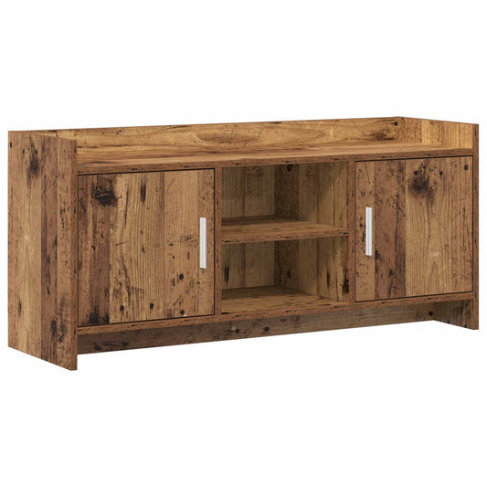 TV Cabinet 102 x 33 x 47 cm Old Wood Engineered Wood TV Cabinet 102 x 33 x 47 cm Old Wood Engineered Wood
