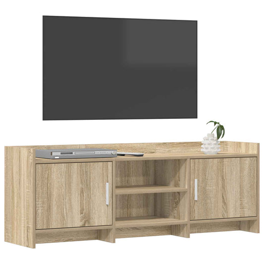TV Cabinet 130 x 33 x 47 cm Sonoma Oak Engineered Wood TV Cabinet 130 x 33 x 47 cm Sonoma Oak Engineered Wood