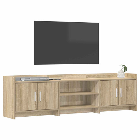 TV Cabinet 168 x 33 x 47 cm Sonoma Oak Engineered Wood TV Cabinet 168 x 33 x 47 cm Sonoma Oak Engineered Wood