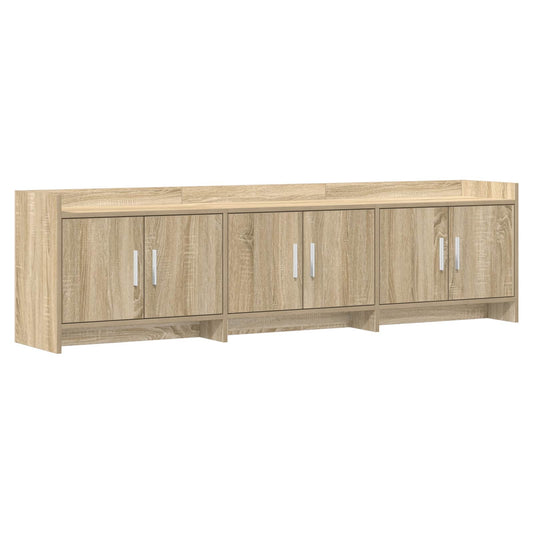 TV Cabinet 168 x 33 x 47 cm Sonoma Oak Engineered Wood TV Cabinet 168 x 33 x 47 cm Sonoma Oak Engineered Wood