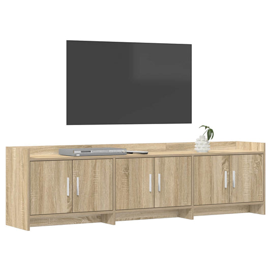 TV Cabinet 168 x 33 x 47 cm Sonoma Oak Engineered Wood TV Cabinet 168 x 33 x 47 cm Sonoma Oak Engineered Wood